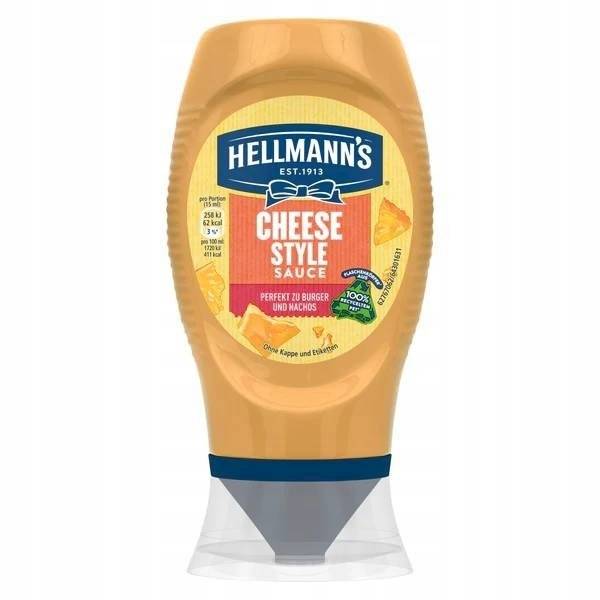 Hellmanns Cheese Style Sauce 250ml Sos Serowy 