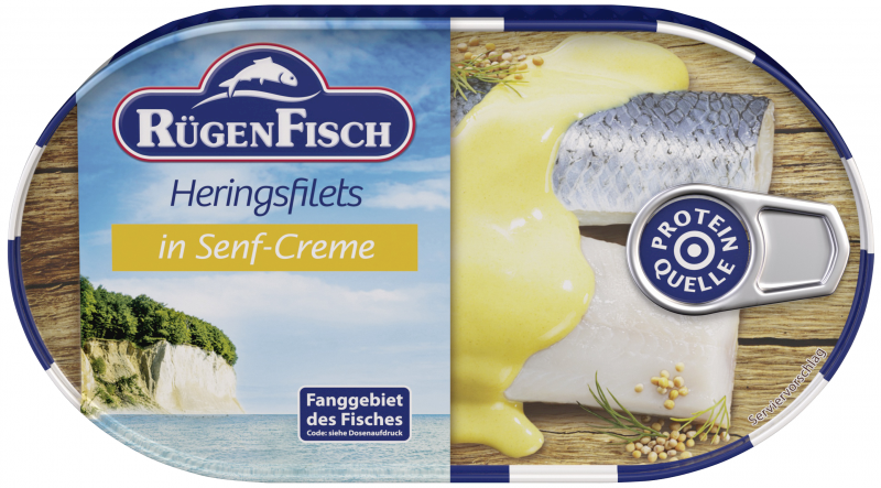 RugenFisch filety śledziowe w kremie musztardowym 200g