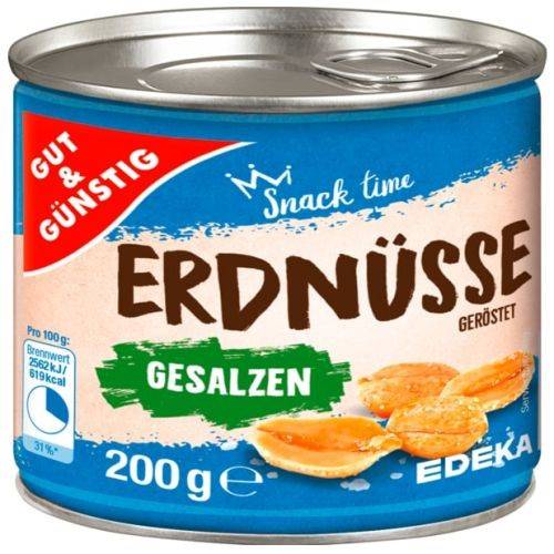 G&G Erdnusse Gesalzen Puszka 200g 