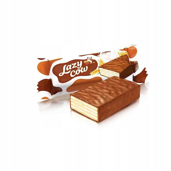 Roshen Lazy Cow wafelki w polewie czekoladowej 500g