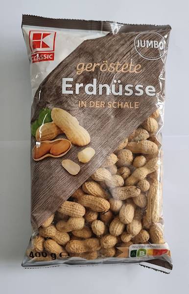 Orzechy ziemne w skorupach, pieczone 400g
