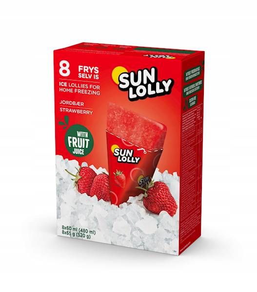 Sun Lolly Erdbeere lody wodne do mrożeniaTruskawka 8szt/520g