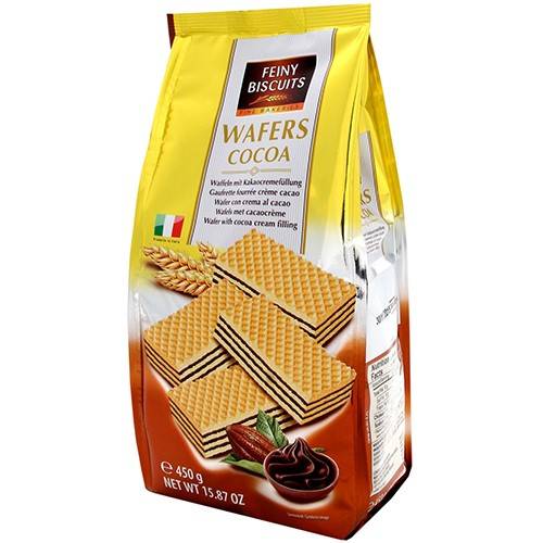 Feiny Biscuits Wafers Bag Cocoa 450g 