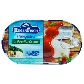 RugenFisch Heringsfilets Paprika-Creme 200g 