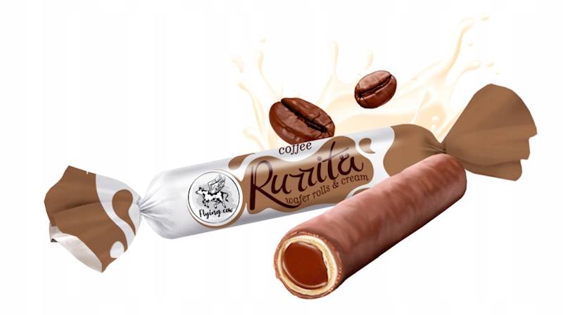 Rurrita coffee Rurki kawowo-truflowe w polewie 500g   62szt