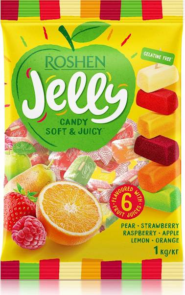 Galaretki Roshen Jelly  Mix smaków owocowych 1kg