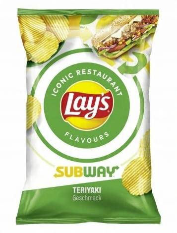 Lay's Subway Teriyaki Czipsy 150g