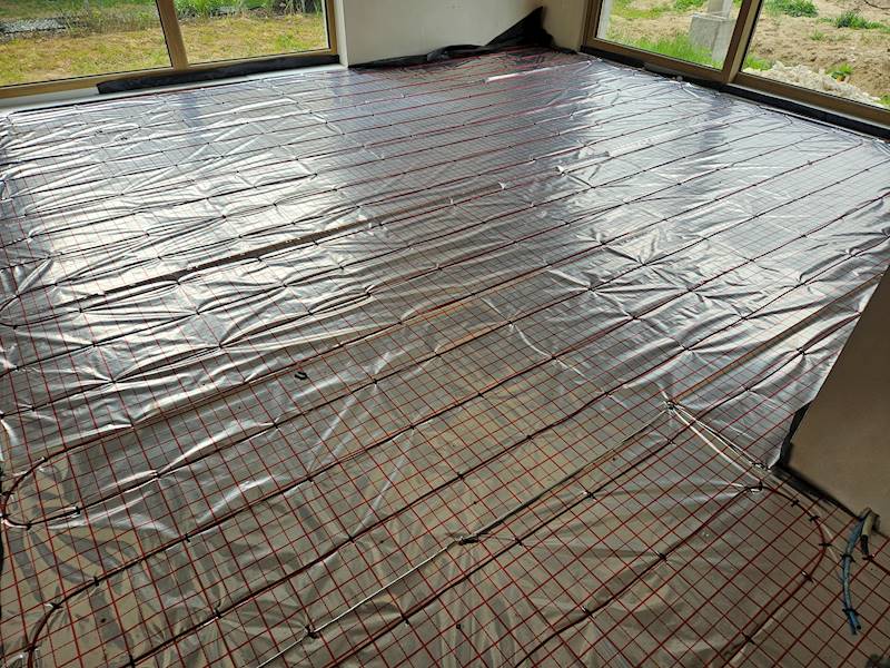 Folia pod ogrzewanie podłogowe (50m2)