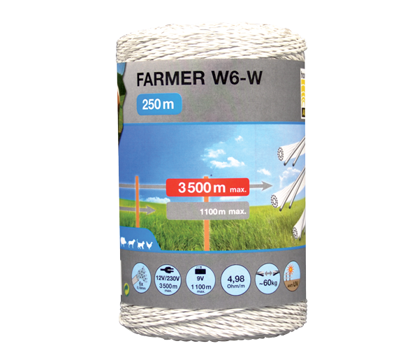Linka biała 250mb FARMER