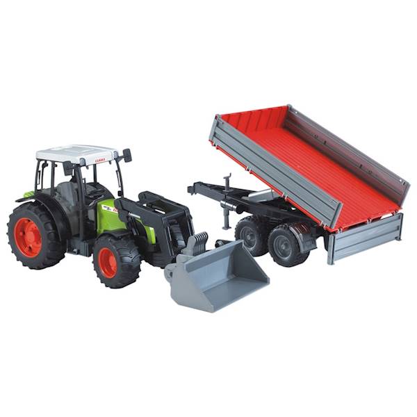 Zabawka traktor CLAAS NECTIC 267 z ładow