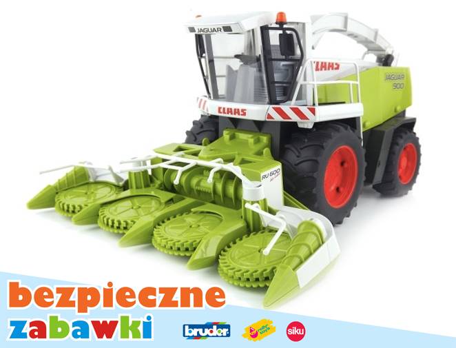 Zabawka kombajn CLAAS JAGUAR 900 czterorzędowy