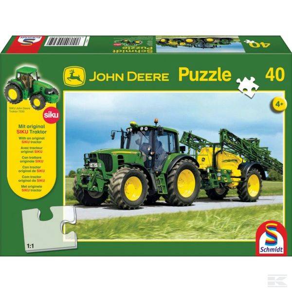 Puzzle traktor JOHN DEERE 6630 z opryskiwaczem