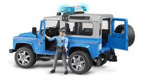 Zabawka POLICJA LAND ROVER DEFENDER