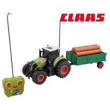Zabawka Claas Axion 850 z przyczepą zdalne ste1:28