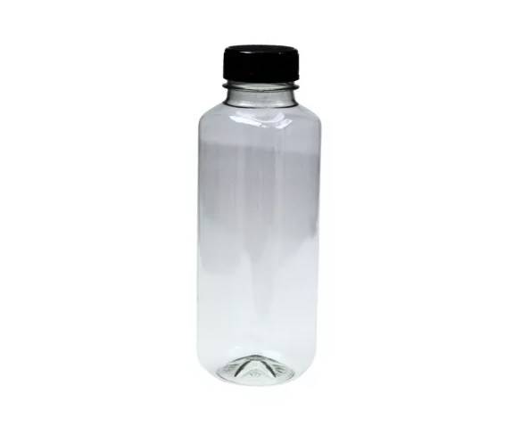 Butelka PET kwadrat 400ml z nakrętką a'126