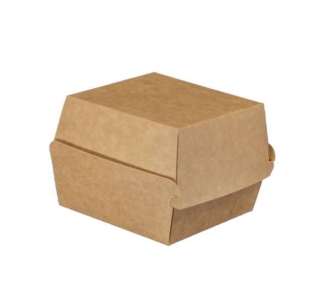 Burger Box XL kraft PLASTIK FREE a'50