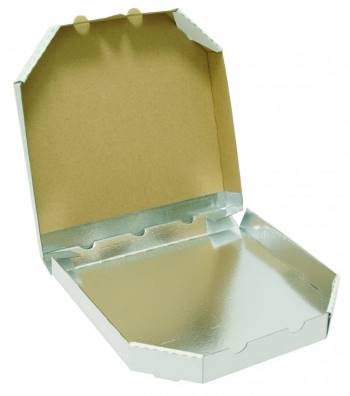 Karton na pizze 32x32cm aluminium