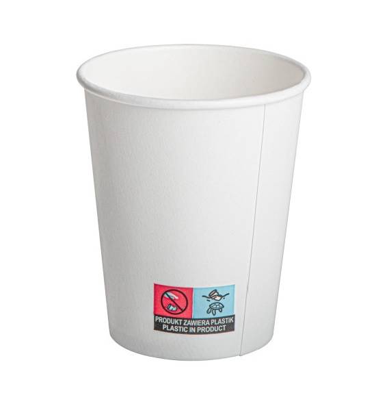 Kubek papierowy biały 100ml a'100 + SUP