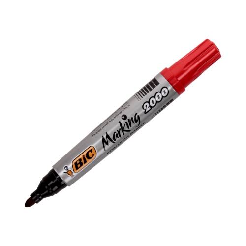 Marker BIC/SNOWMAN czerwony okrągły