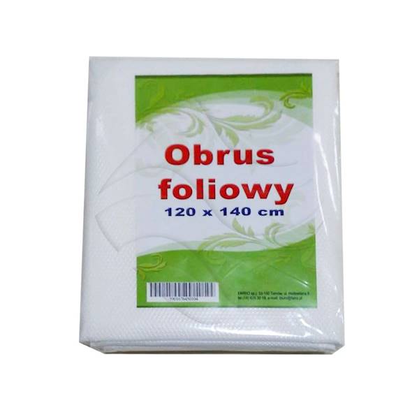 Obrus foliowy biały