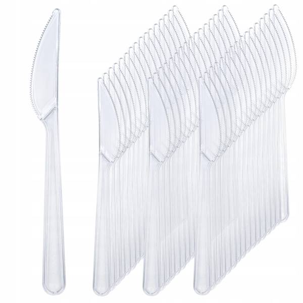 Nóż SUPERIOR transparentny op. 50szt Z40