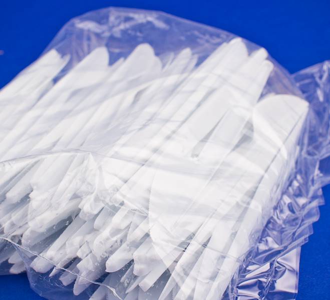Nóż plastikowy biały a'100 /Z50/
