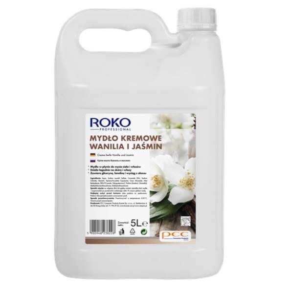 Mydło kremowe wanilia jaśmin 5L ROKO