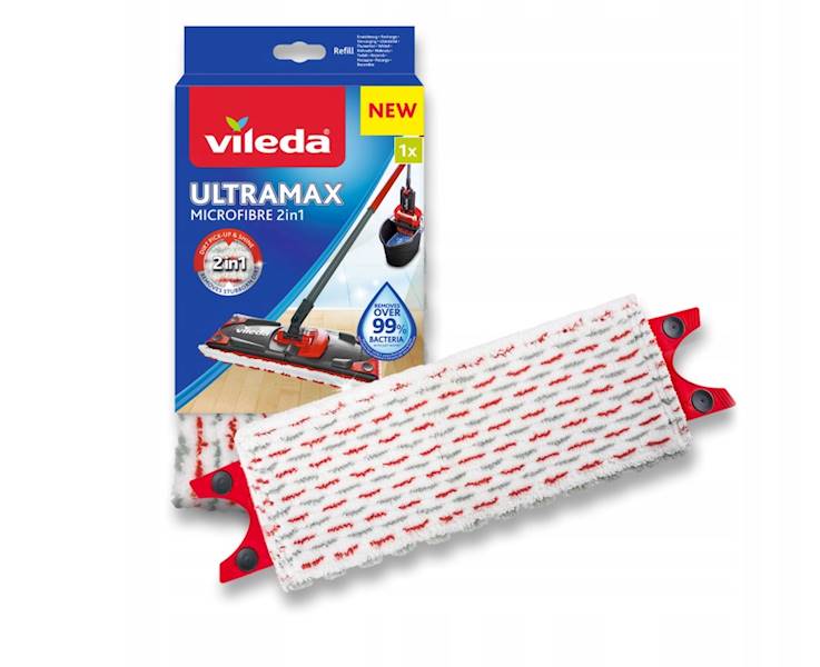 Mop płaski Vileda 35cm ultramax klipsy 155747