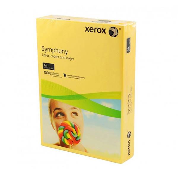 Papier xero/ ciemnożółty A4