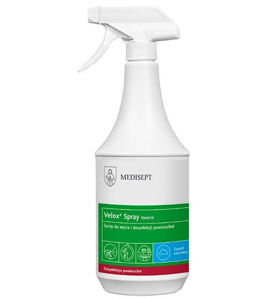 Płyn do dezynfekcji pow. Velox Spray Neutral 1L