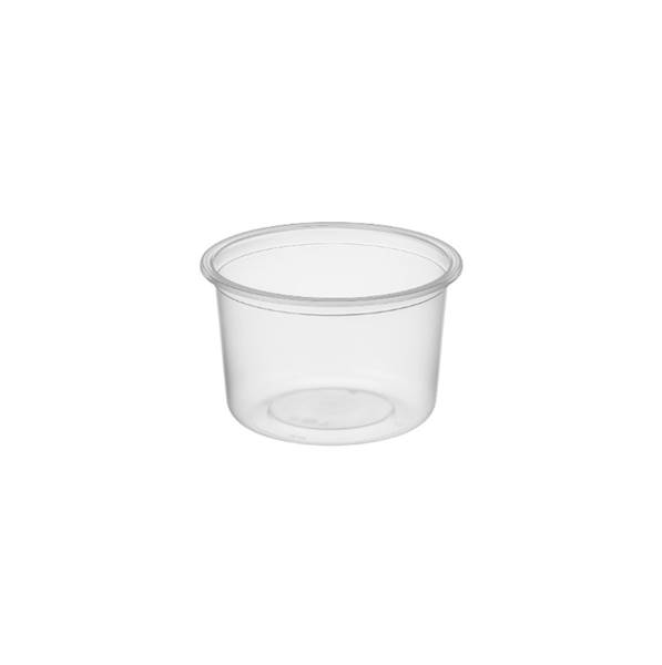 Pojemnik okr PP pogrubiany transp. 450ml a'50/z10/