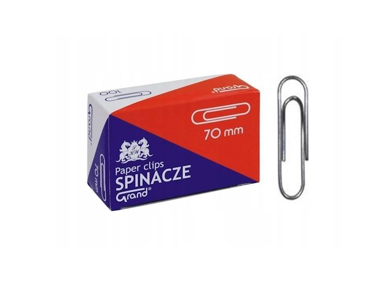 Spinacze okrągłe 70mm a'50