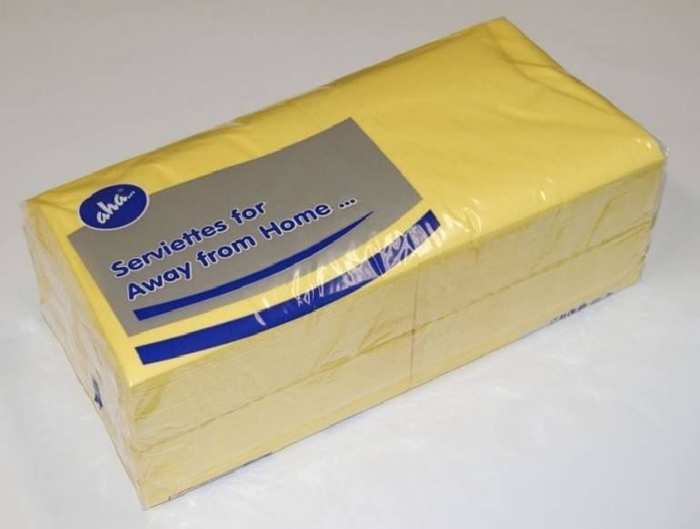 Serwetki 33/33 a'250 2W żółta