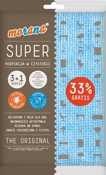 Ścierka MORANA SUPER MAXI PACZKA a'10+1 gratis