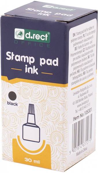 Tusz do stempli czarny 30ml