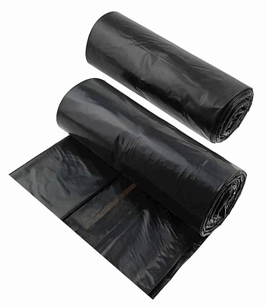 Worek na odpady LDPE 120l a'25 czarny /Z10/