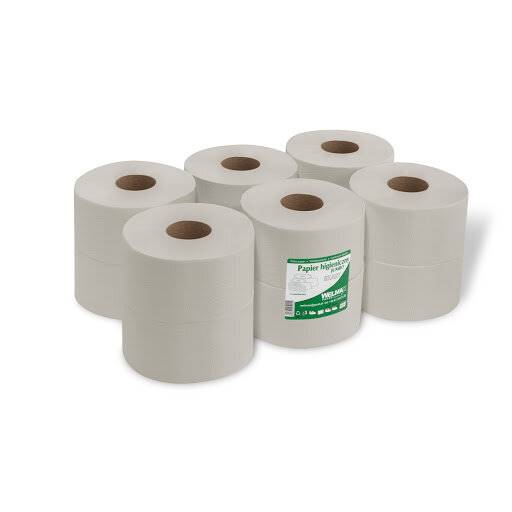 Papier toaletowy jumbo a'12 naturalny/szary 190m
