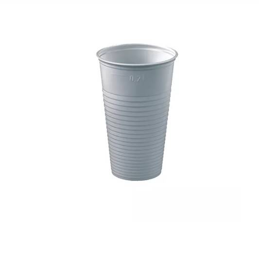 Kubek plastikowy biały 200ml a'100 /Z30/ PP