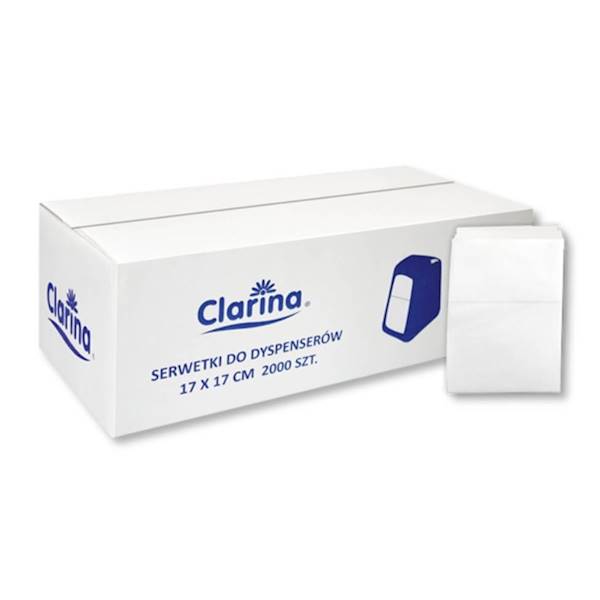 Serwetki CLARINA do dyspenserów 17/17 1w a'2000