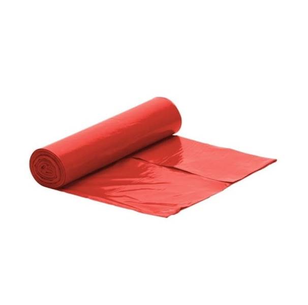 Worek na odpady LDPE 35l a'50 czerwony PL/Z10/