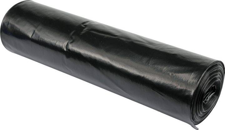 Worek na odpady LDPE 35l a'10 czarny Logi