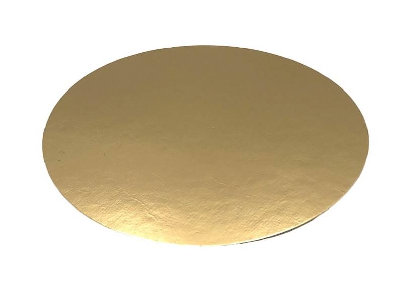 Podkład złoto-czarny krążek 26cm 2400g a'50 gładki