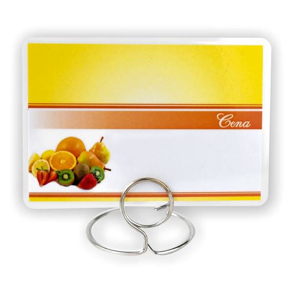 Etykieta cenowa laminowana 65x95 OWOCE 