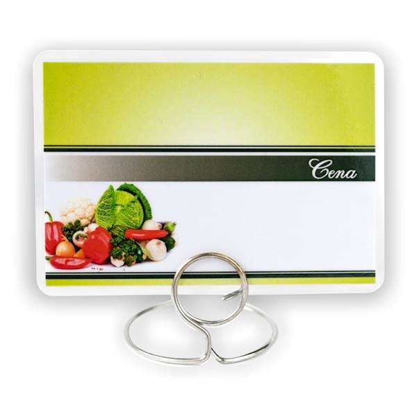 Etykieta cenowa laminowana 65x95 WARZYWA 