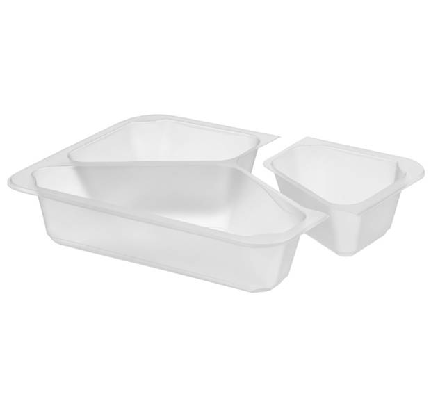 Pojemnik zgrzew 227/178/50 3 DZ MLECZNY PERFO a'50