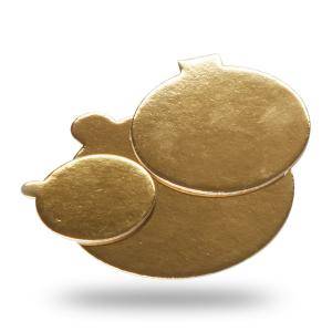 TACKA BANKIETÓWKA złoto-czarna 8CM a'100