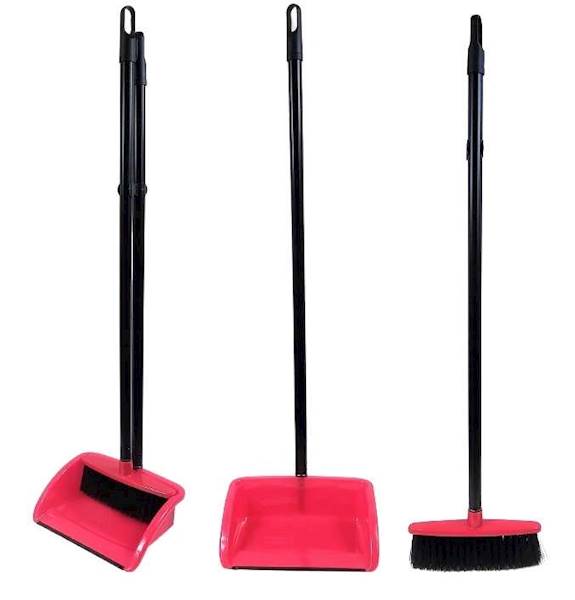 Zestaw zmiotka + szufelka Leniuch