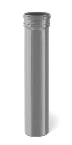 Rura spustowa (króciec) ø110x500mm popielata KARMAT PP