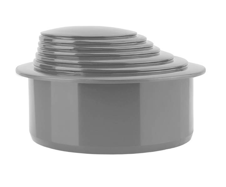 Redukcja wielostopniowa ø110mm do rur spustowych 63-100mm popielata KARMAT