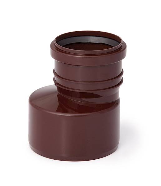 Redukcja rynnowa Ø110/75mm brąz PP KARMAT (U17ZBR)